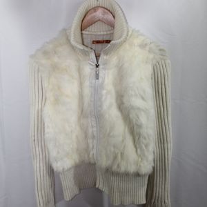 Plush Faux Fur Sweater Vest